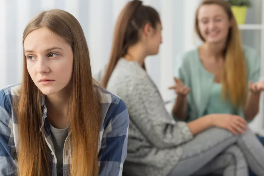 Young woman building self-esteem and confidence
