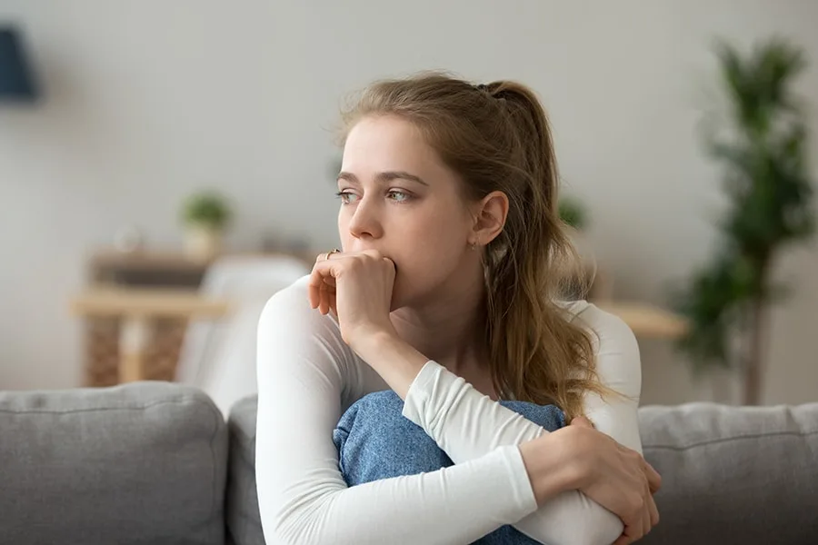 Young woman experiencing anxiety and perfectionism